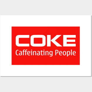 Coke Caffeinating People Posters and Art